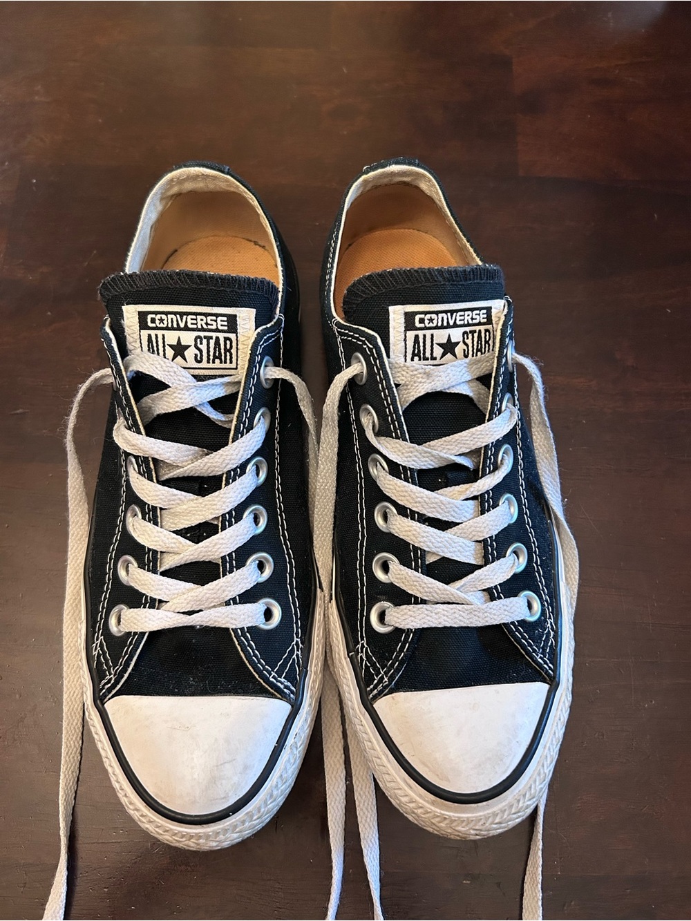 Converse Black and White Low Top Sneakers